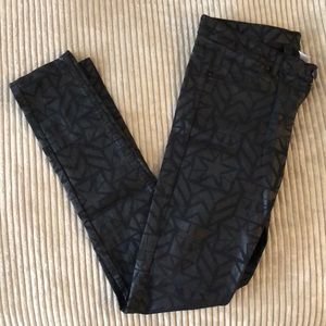 Fun black skinny jeans